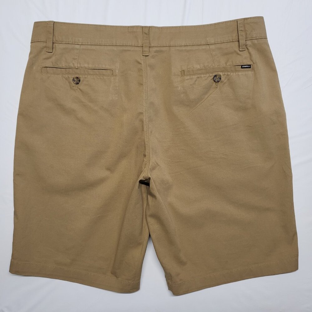 Oneill Chino Shorts Mens 36 (Actual 38" Waist)  Standard Fit 38 X 10 Tan - Picture 7 of 11